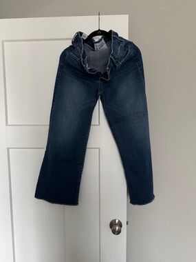 Frank & Eileen Dark Indigo Galway Wide Leg Jeans